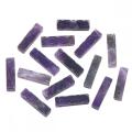 Rectangle Amethyst Pendant for DIY Making Jewelry Necklace Earrings 6X6X25MM Cuboid Stone Beads