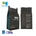 Square Bottom Plastic Bag For Coffee Packaging With Valve