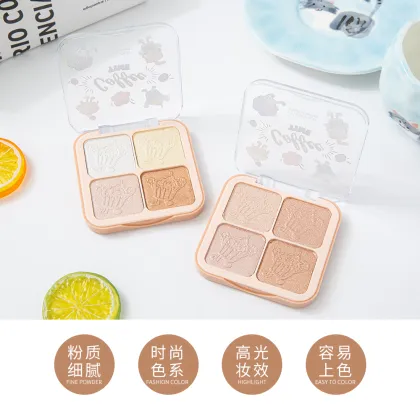 Vegan Glow Face Cosmetics Highlighter Palette