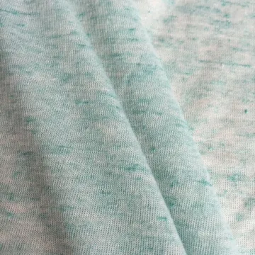 Polyester linen blended yarn melange color fabric