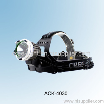 Νέα!! 2 x 18650 επαναφορτιζόμενες 500lumens Cree Xml T6 υψηλή δύναμη προβολέας Ack-4030