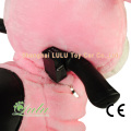 Klämmig Ride rosa stora öra mus