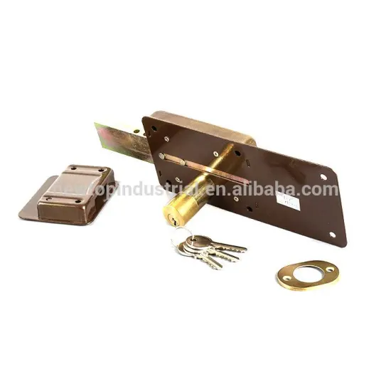 Functional Mortise Deadbolt Metal Handle Family Steel Door Lock