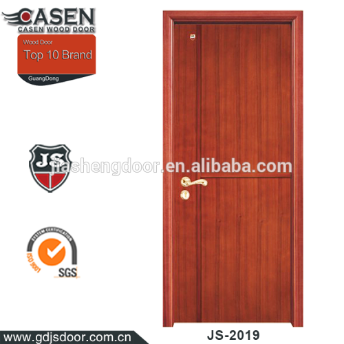 Soundproof and elegant teak veneer internal wood door pictures for bedroom