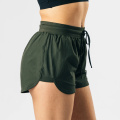 Short de gymnase des femmes en gros sur mesure sur mesure