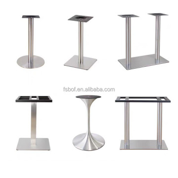 Wrought Iron and Stainless Steel Dining Table Legs & Hardware Accessories