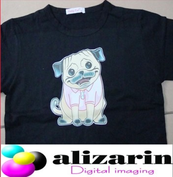 Dark  heat transfer paper
