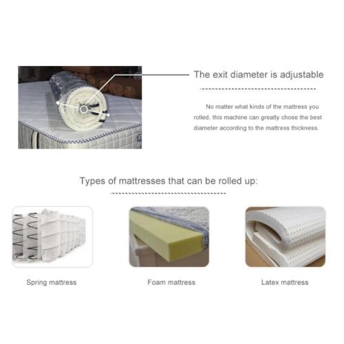 Auto pillow vacuum roll packing machine