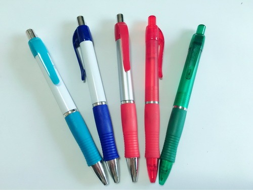 प्रोमोशनल रंगीन प्लास्टिक बॉलपॉइंट पेन