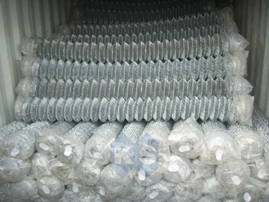 Oxidation Resistance Diamond Mesh Fence Roll Chain Link Fence Gabion Wire Mesh Pvc-coated