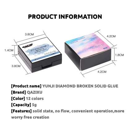 Factory Own Brand Indifferent Stars Gel String Color Nail Art Supplies