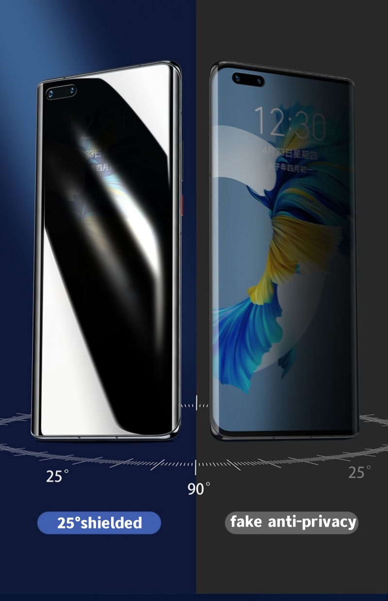 Keramik Privacy Screen Protector für Samsung S23 Ultra