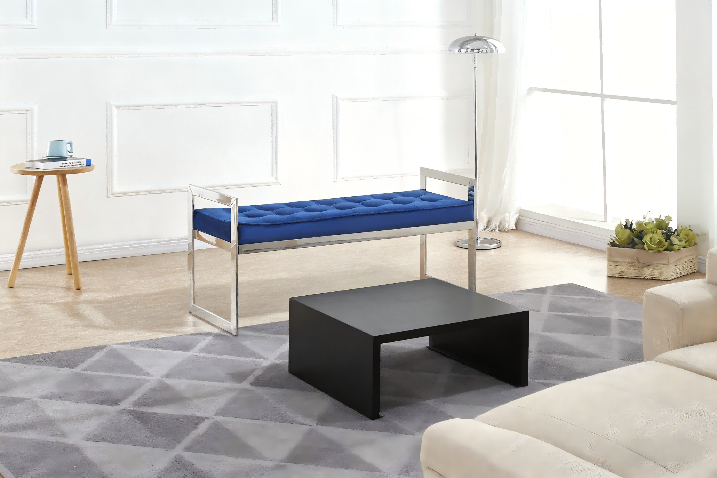 TL-AB05 velvet bench 2