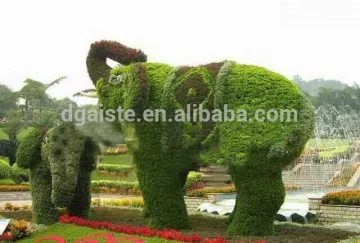 highly decorative new design artificial grass animal topiary in wholesale