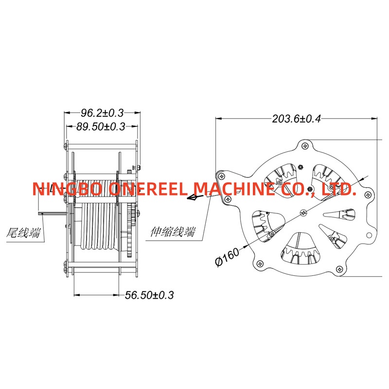 Flame Retardant Telescopic Network Cable Reel