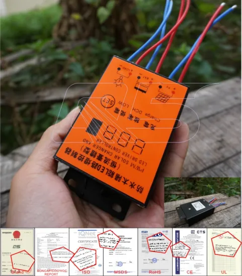 12V/24V 5A/10A (<; 120W) PWM Intelligent Solar Charger/Charge Controller, Solar Controller, Lithium Battery Controller, Street Lamp Controller, IP65