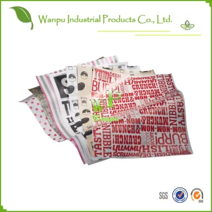 greaseproof fast food burger wrapping paper