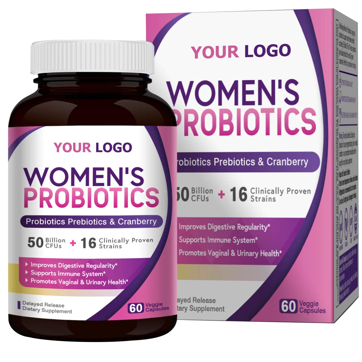 Digestive Women Pérdida de peso Cápsula probiótica delgada