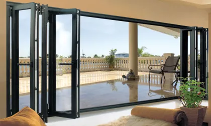 Bi fold patio Doors Soundproof Folding Glass Doors
