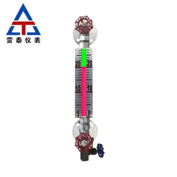 Two color quartz tube level gauge