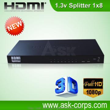 HDMI Splitter  one in eight out  1080p