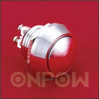 ONPOW Anti-Vandal Metal Pushbutton Switch GQ12B/S (RoHS Compliant)