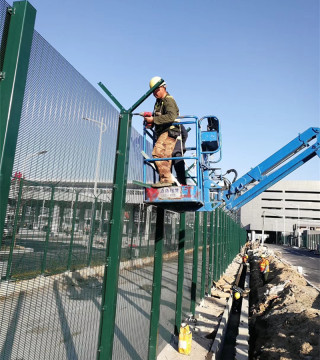 Anti Climb Fence with Flat Bar