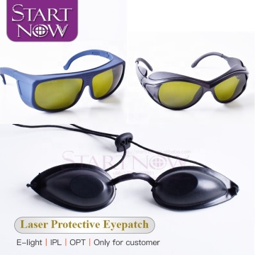 CE Certified IPL Laser Safety Glasses for OPT Industry (190nm-2000nm) - E-Light Protective Eyepatch