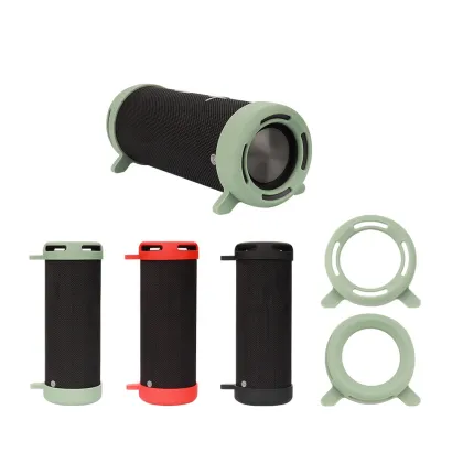 SOAIY E12 Speaker Case Cover: Wireless Speaker Silicone Case and Portable Bag