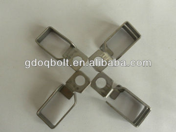 Hollow out stamping parts with finish znic