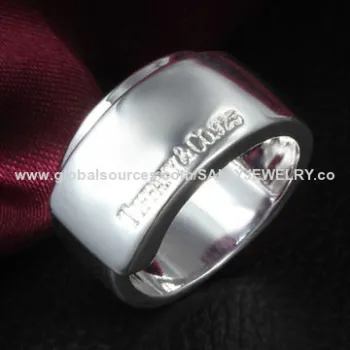 Engraved Letter Tungsten Rings for Wedding Invitation, Various Designs are Available