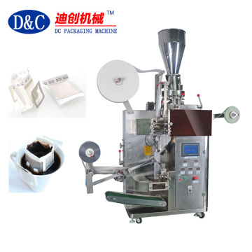 Nhà cung cấp Trung Quốc Treo Ear Coffee Túi cà phê Máy đóng gói với túi bên trong và phong bì bên ngoài