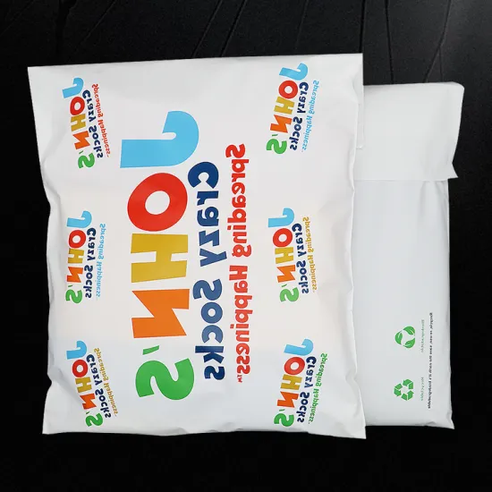bolsa de correo courrier 100% recycled poly mailers