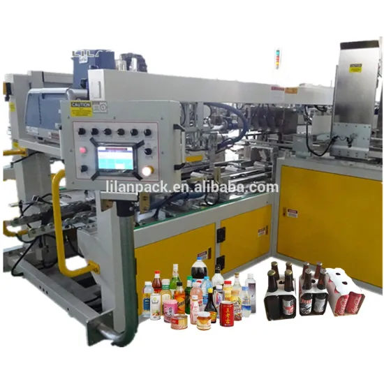 High Speed Food Can Wrapping Packer Carton Wrapping Packing Machine for Water Line