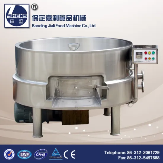 Industrial mixing vertical interlayer pan