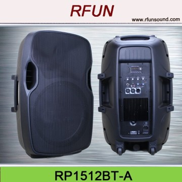 15 inch plastic bluetooth cheap active speaker