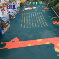 colorful customized children playground floor tile