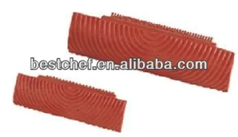 silicon Wood style comb set of 2-pcs