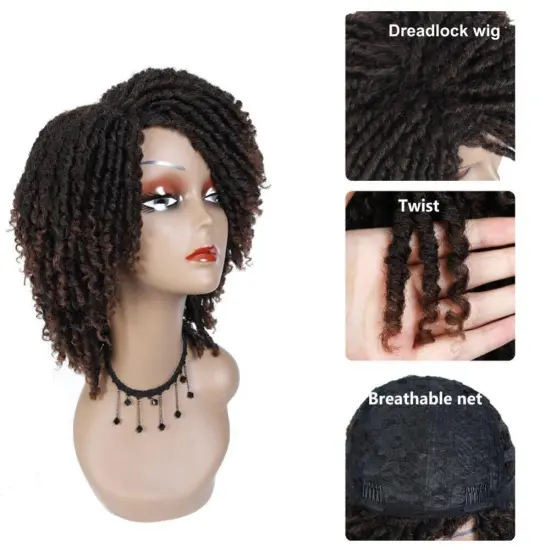 Aliexpress hair human hair natural scalp dreadlock wig
