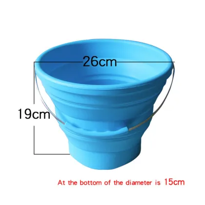 Oem / Odm Silicone Rubber Products , Picnic Household Silicone Bucket