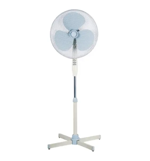 Electric Cooling Fan: 16 Inch Stand Fan for Household, Plastic Hotel, Garage & Pedestal Use