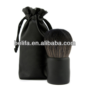 Deluxe Kabuki Mushroom Makeup Brush with Pouch short handle ladies love cosmetic factory china