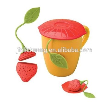 2015 New Design FDA Approval eco-friendly silicone tea infuser