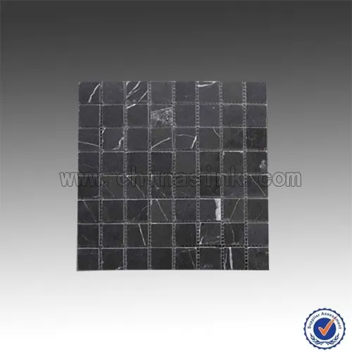 Pietra Grey Marble Mosaic Stone Flat Tile