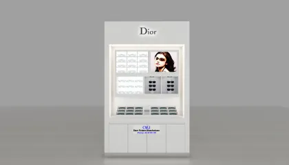 Luxury Brand Eyewear Display Showcase Sunglasses Cabinets