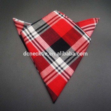 red tartan hankerchief