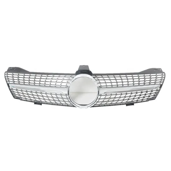 Silver Front Grill for Mercedes CLS W219 (2005-2007)
