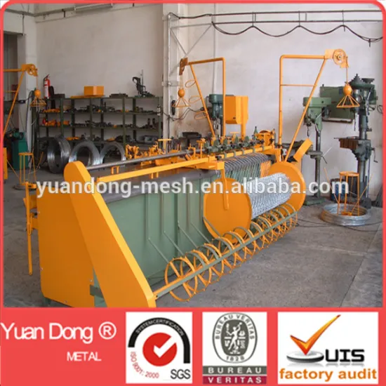 Fully automatic chain link fence machine width to 4meters