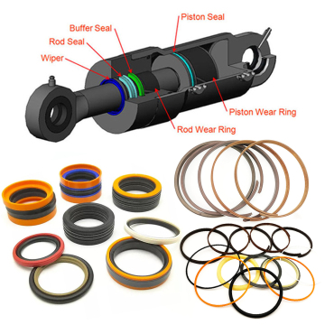 High-Speed Rotary Shaft Seals with Wiper Lip - Factory Customize Bore-Sealing Spring-Loaded Seals