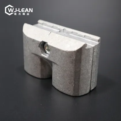 Factory Direct Selling Square Aluminum Joint Pipe Connector For Aluminum Lean Pipe System
